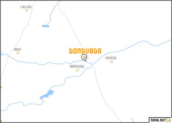 map of Dondvāda