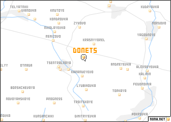 map of Donets