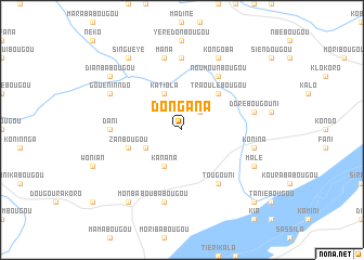 map of Dongana