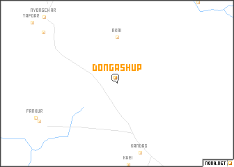 map of Dongashup