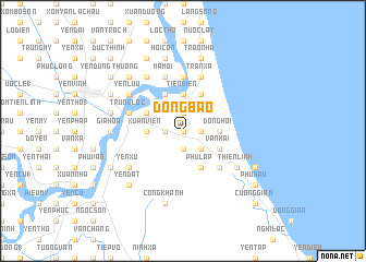 map of Ðông Bào