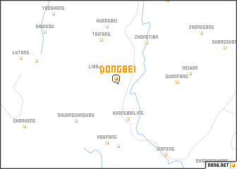 map of Dongbei