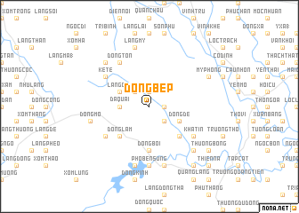 map of Ðồng Bèp
