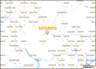 map of Dộng Bông