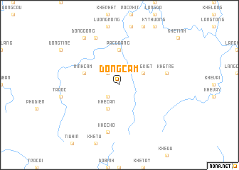 map of Ðồng Cầm