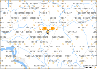 map of Ðông Châu