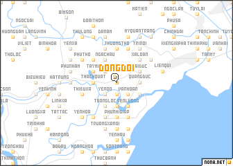 map of Dồng Doi