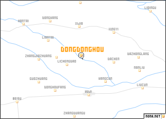 map of Dongdonghou