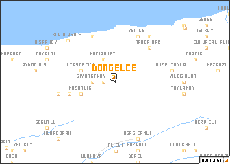map of Döngelce