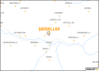 map of Döngeller