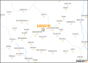 map of Dongfai