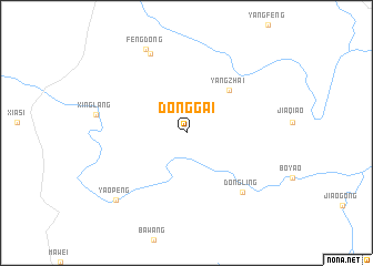 map of Donggai