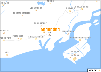 map of Donggang