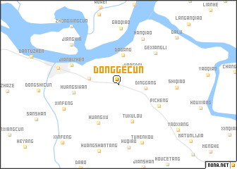 map of Donggecun