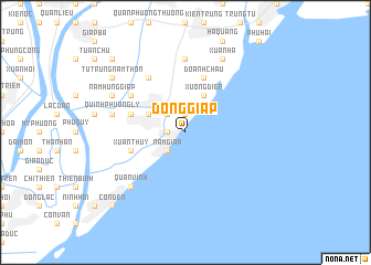 map of Ðông Giáp