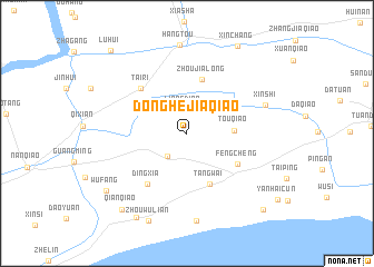 map of Donghejiaqiao