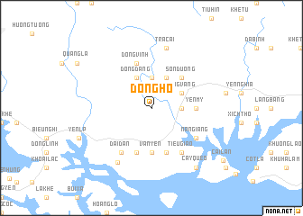 map of Ðông Hô