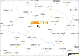 map of Donglinshe
