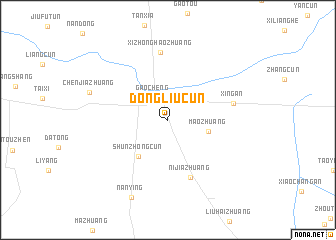 map of Dongliucun