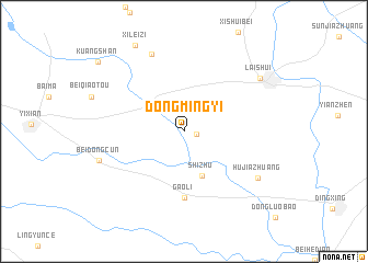map of Dongmingyi