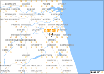 map of Ðông Mỹ