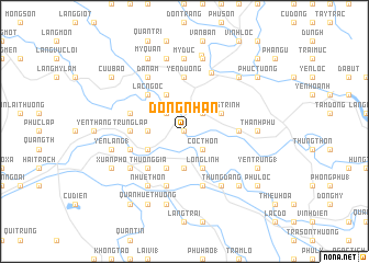 map of Ðồng Nhân