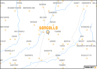 map of Dongollo