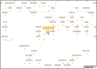 map of Dongo