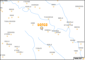 map of Dongo