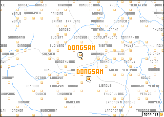 map of Ðông Sầm