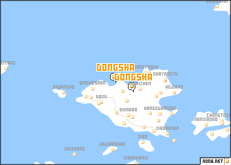 map of Dongsha
