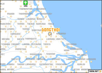 map of Ðông Thôi