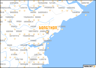 map of Dong Thon