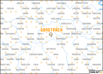 map of Dông Trạch