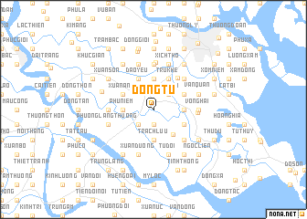 map of Ðông Tủ