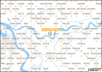 map of Ðổng Viên