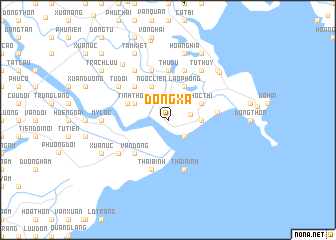 map of Ðông Xá