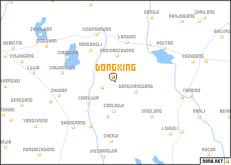 map of Dongxing