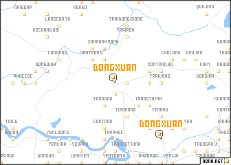 map of Ðông Xuân