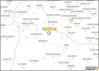 map of Dongxu
