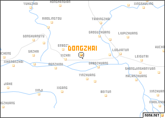 map of Dongzhai