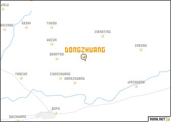 map of Dongzhuang