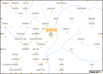 map of Donio