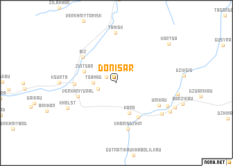 map of Donisar
