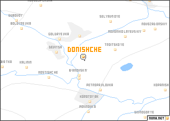 map of Donishche