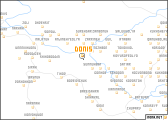 map of Donīs