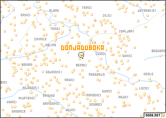 map of Donja Duboka