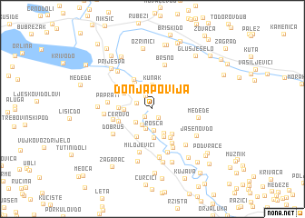 map of Donja Povija