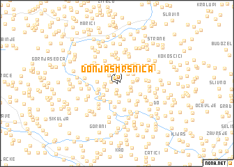 map of Donja Smršnica