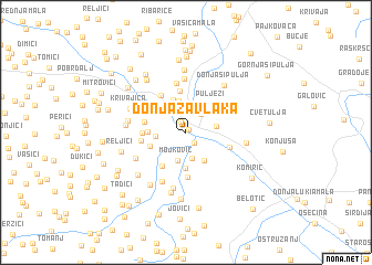 map of Donja Zavlaka